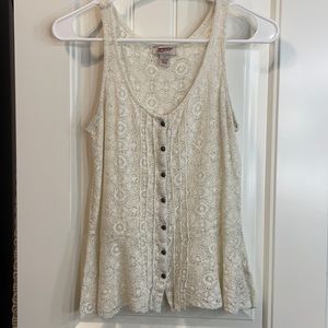 Lace tank top